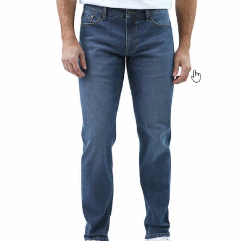 Izod men's comfort stretch Jean, Blue, Multiple Sizes